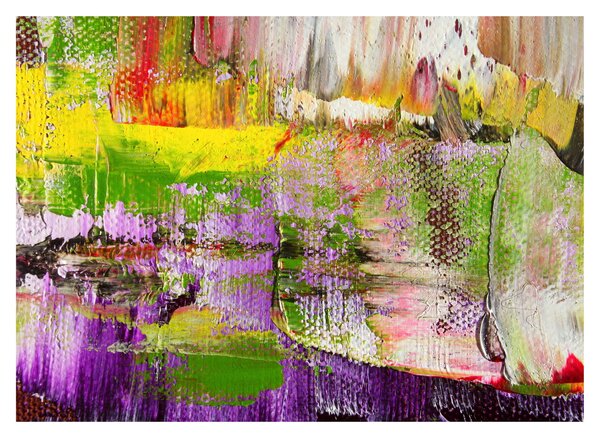 Obraz na szkle abstrakcji - malarstwo (70x50 cm)