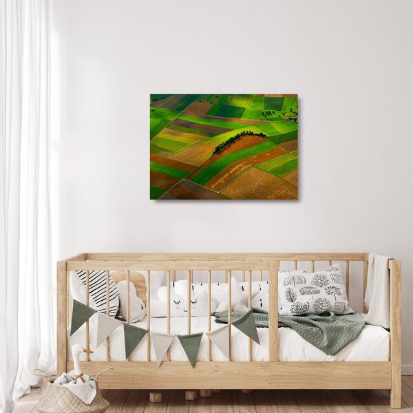 Obraz na szkle - Pola, łąki (70x50 cm)