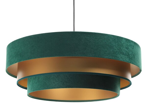 Zielono-złota trzywarstwowa lampa wisząca - S442-Mantra