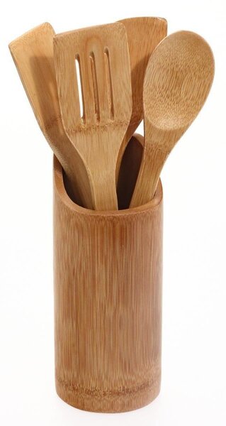 Bambusowy zestaw akcesoriów kuchennych, 5 elementów