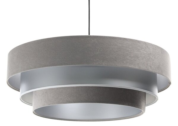 Szaro-srebrna potrójna lampa wisząca - S443-Flina
