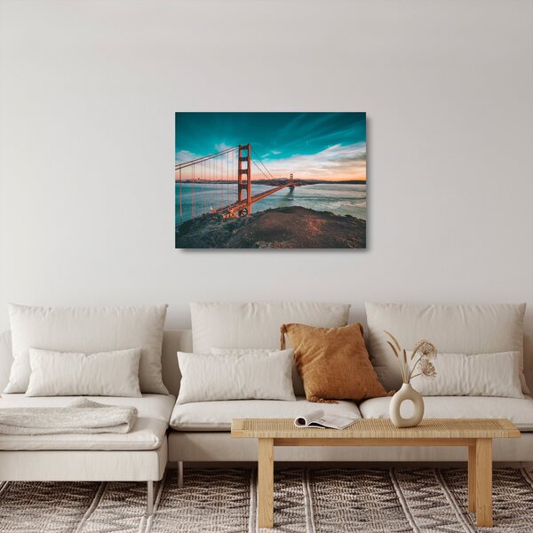 Obraz na szkle - Golden Gate, San Francisco (70x50 cm)