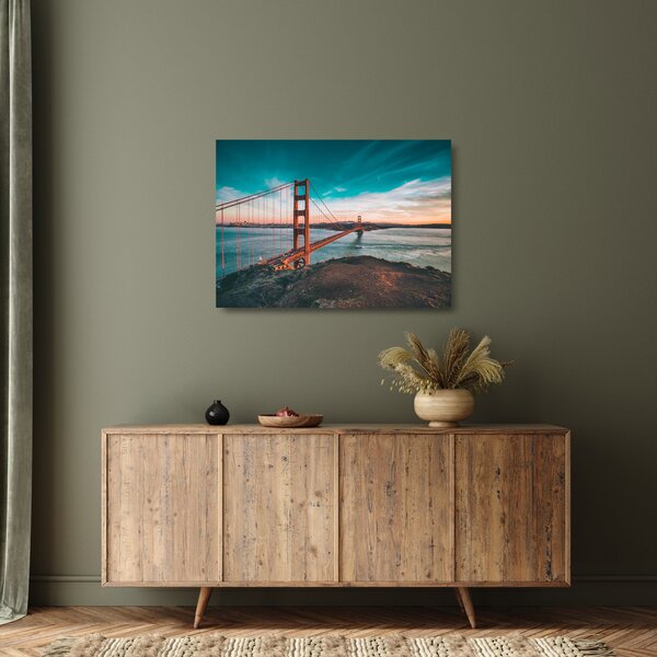 Obraz na szkle - Golden Gate, San Francisco (70x50 cm)