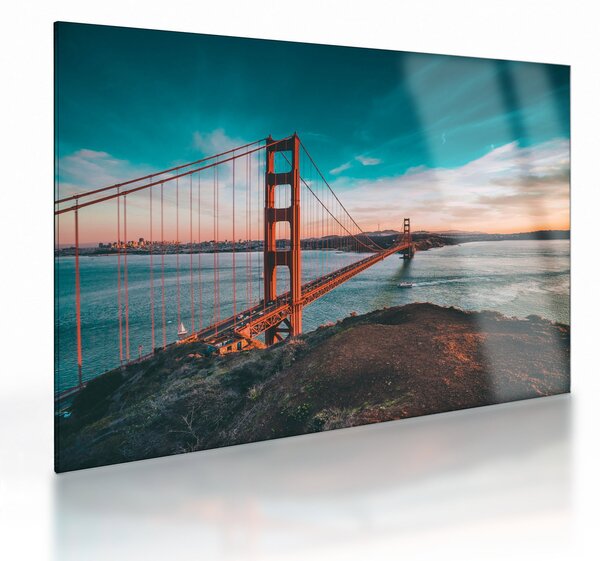 Obraz na szkle - Golden Gate, San Francisco (70x50 cm)