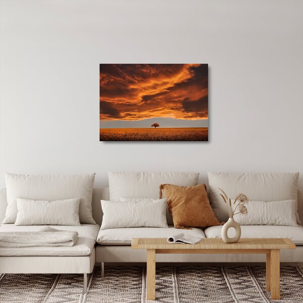 Obraz na szkle chmur (70x50 cm)