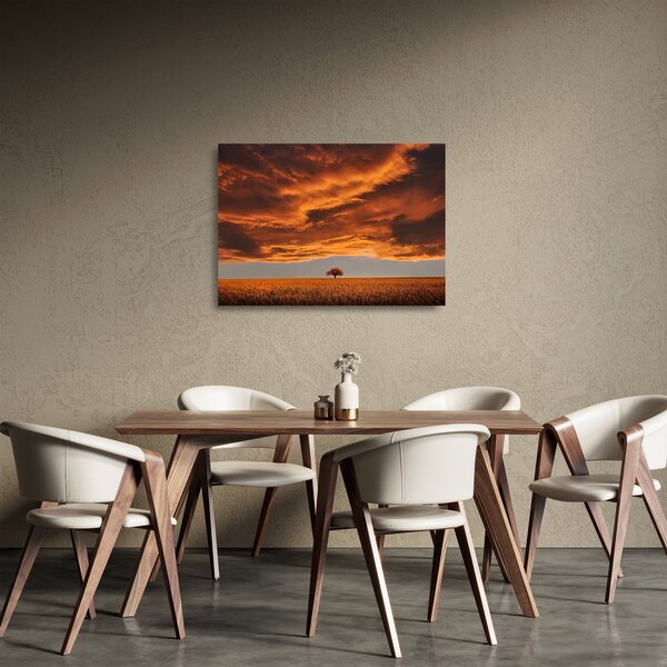 Obraz na szkle chmur (70x50 cm)