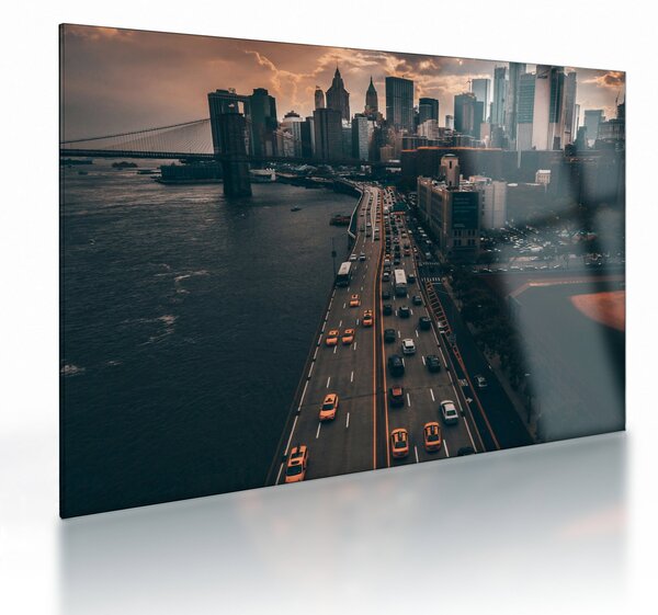 Obraz na szkle Manhattanu (70x50 cm)