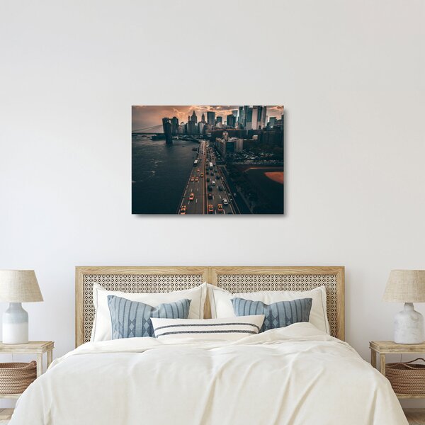 Obraz na szkle Manhattanu (70x50 cm)