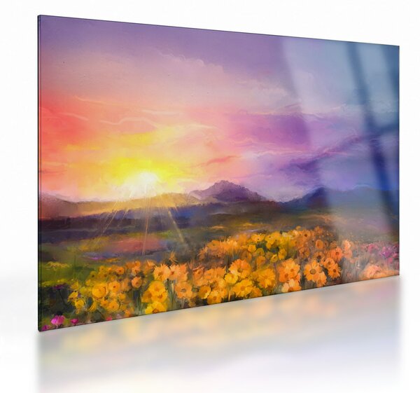Obraz na szkle - O świcie (70x50 cm)
