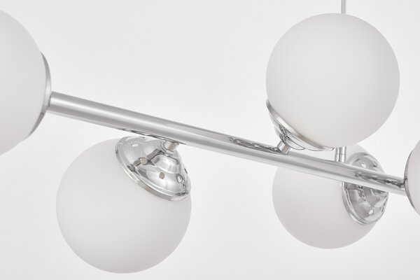 NOWOCZESNA LAMPA WISZĄCA CHROMOWANA FINO W8