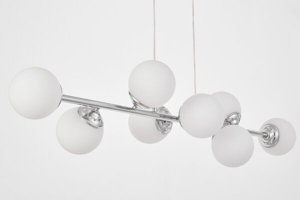 NOWOCZESNA LAMPA WISZĄCA CHROMOWANA FINO W8