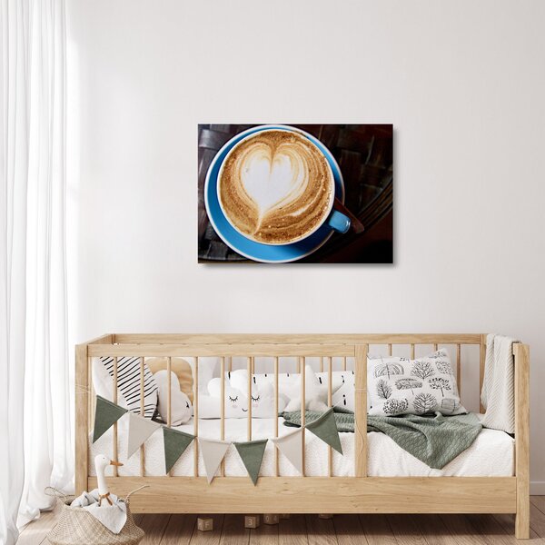 Obraz na szkle - Latte Art (70x50 cm)