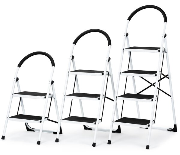 4Home Składane schodki stalowe Steps, 4 stopnie, 4 stopnie