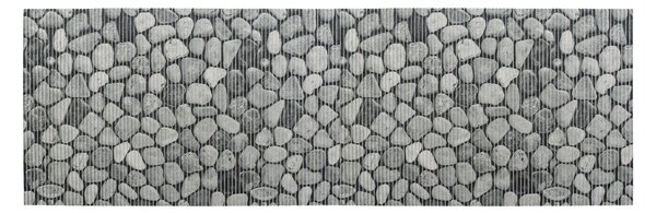 Szary plastikowy dywanik łazienkowy 65x200 cm Sassi – Wenko