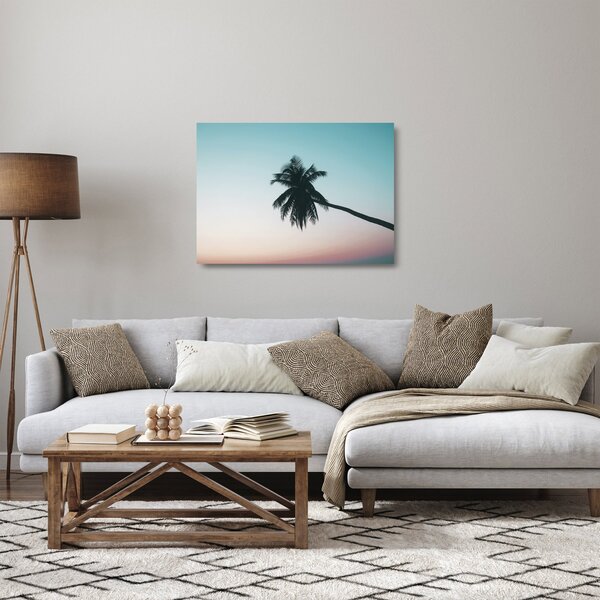 Obraz na szkle - Palma na Bali (70x50 cm)