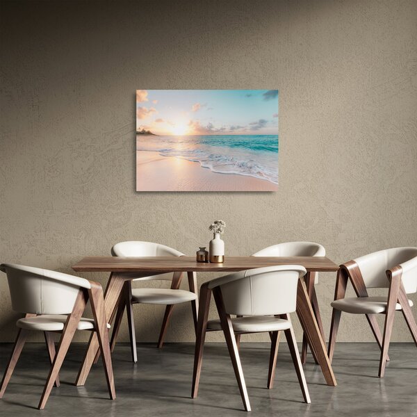 Obraz na szkle - Wymarzona plaża (70x50 cm)