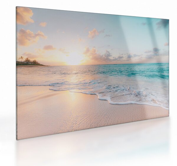 Obraz na szkle - Wymarzona plaża (70x50 cm)