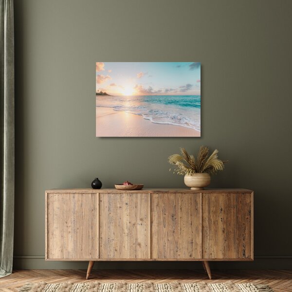 Obraz na szkle - Wymarzona plaża (70x50 cm)