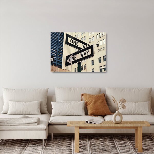 Obraz na szkle - New York ONE WAY (70x50 cm)