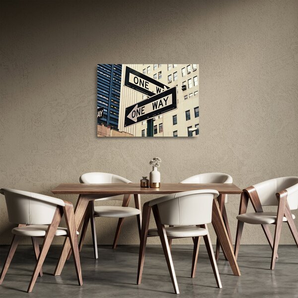 Obraz na szkle - New York ONE WAY (70x50 cm)