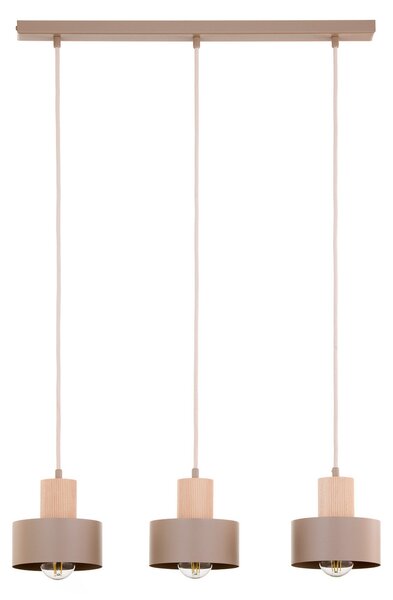 Lampa Wisząca SIGMA, Rif, ściemnialny, beżowy, salon, metal, nowoczesny