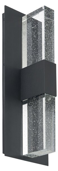 Zewnętrzna Lampa Lucande, Velune, czarny, aluminium, nowoczesny