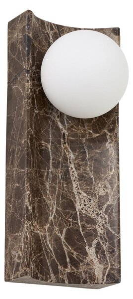 Lampa Ścienna Lucande, Sonto, ściemnialny, brąz rdzawy, salon, marmur, design