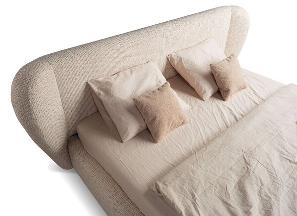 MebleMWM Łóżko tapicerowane ALIANO | 140x200 | Kolor do wyboru