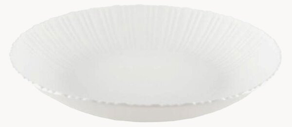 Komplet talerzy głębokich z porcelany Flora, 6 elem