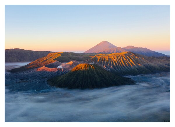 Obraz na szkle góry Bromo w Indonezji (70x50 cm)