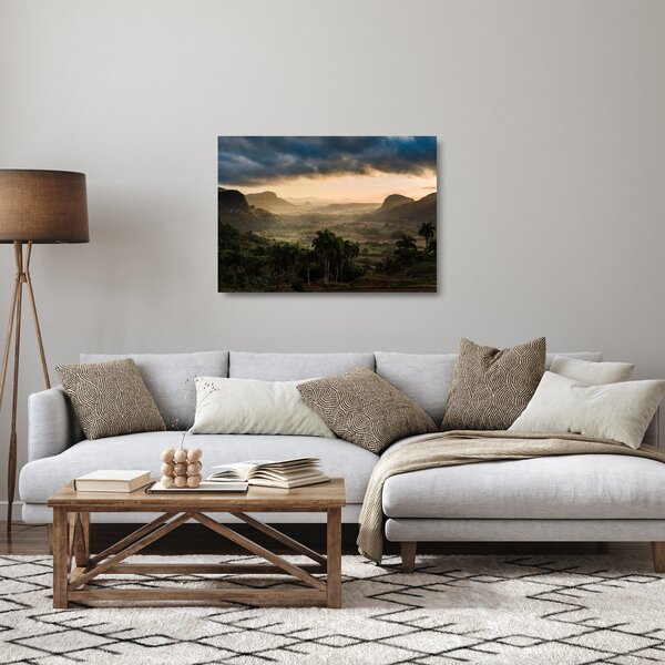 Obraz na szkle - Kubańskie szczyty (70x50 cm)
