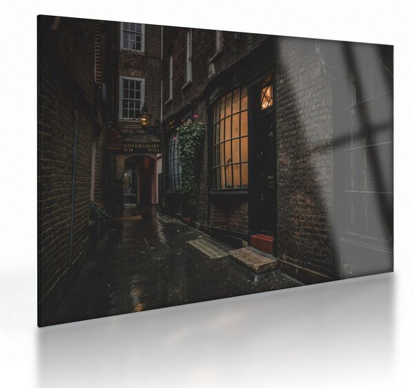 Obraz na szkle - Ulica w Londynie (70x50 cm)
