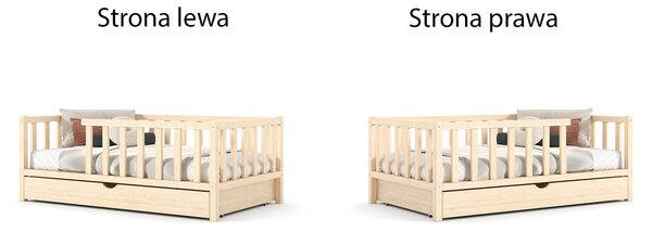Łóżko dziecięce Mio z szufladą