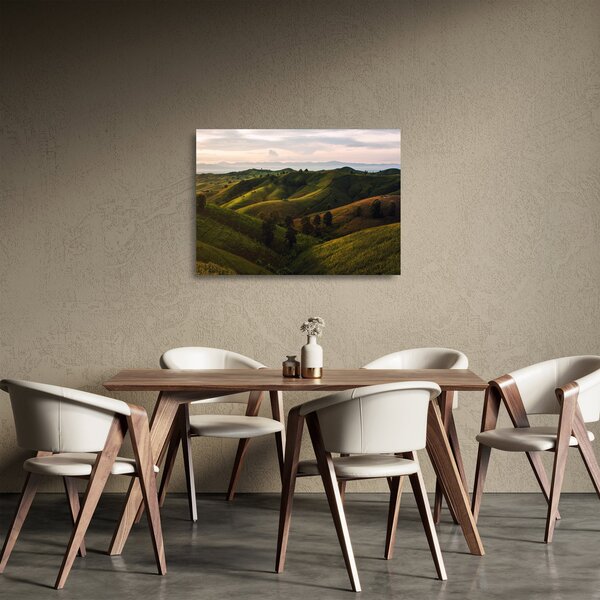 Obraz na szkle - Widok na tajskie wzgórza (70x50 cm)