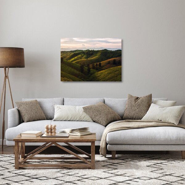 Obraz na szkle - Widok na tajskie wzgórza (70x50 cm)