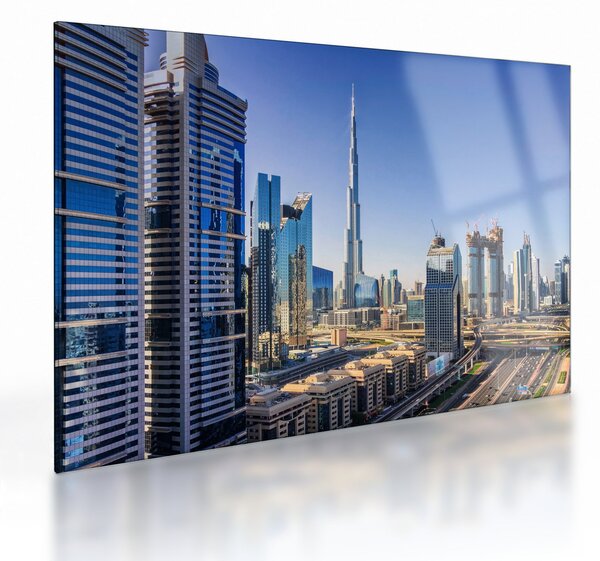 Obraz na szkle - Dubaj rano (70x50 cm)