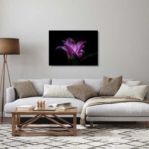 Obraz na szkle lilii (70x50 cm)