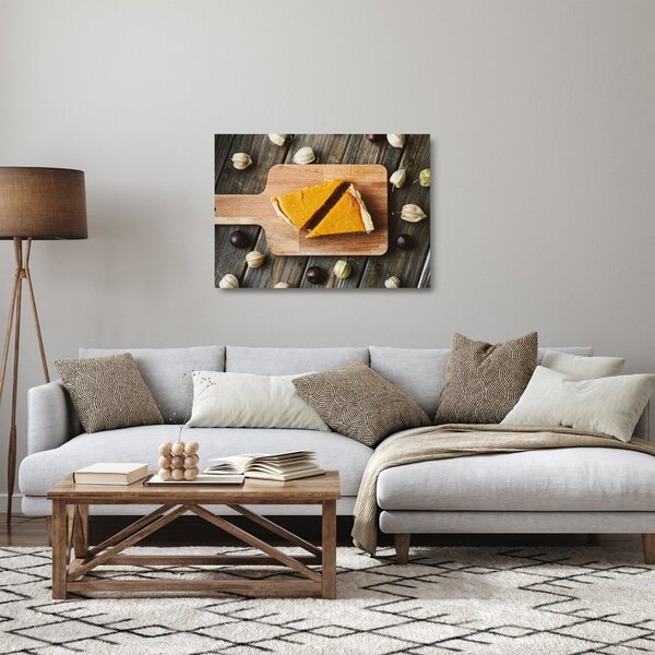 Obraz na szkle - Ciasto dyniowe (70x50 cm)