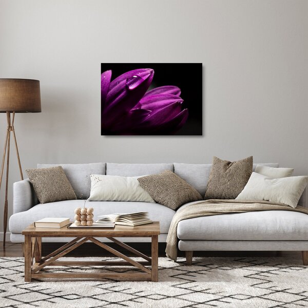 Obraz na szkle - Kropla wody (70x50 cm)