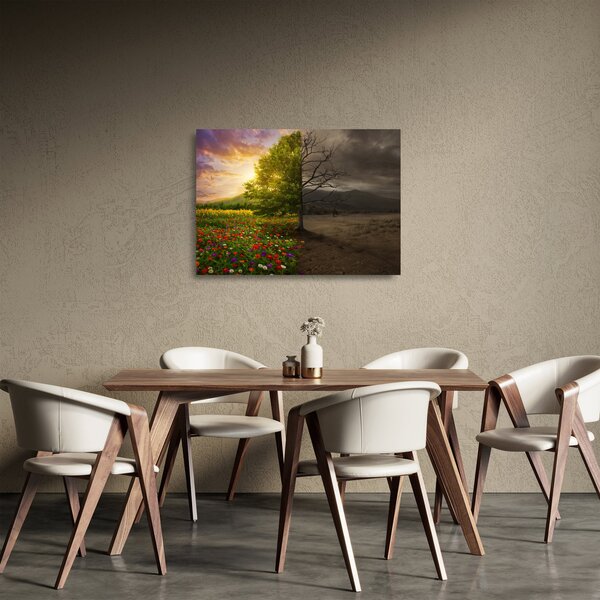 Obraz na szkle - Cykl życia (70x50 cm)