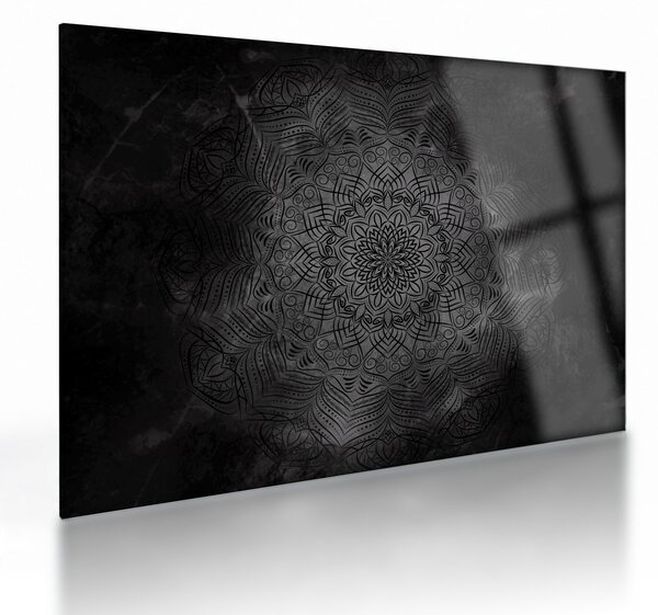 Obraz na szkle - Mistyczna mandala (70x50 cm)