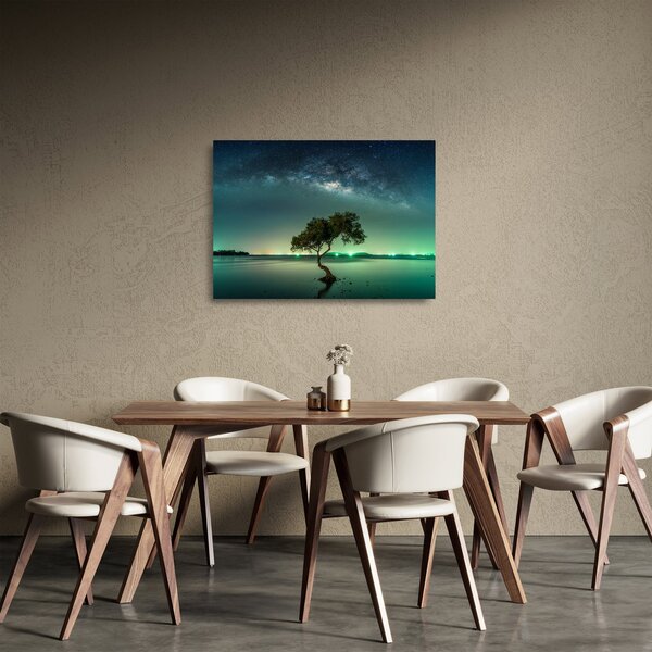 Obraz na szkle nocnego nieba (70x50 cm)