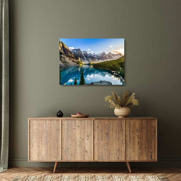 Obraz na szkle - Kanada, Park Narodowy Banff, Jezioro Moraine (70x50 cm)