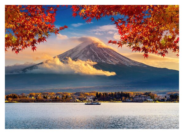 Obraz na szkle - Japonia, Góra Fuji (70x50 cm)