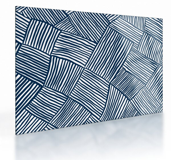 Obraz na szkle - linia 3D (70x50 cm)