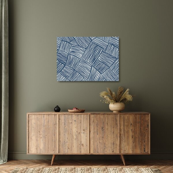 Obraz na szkle - linia 3D (70x50 cm)