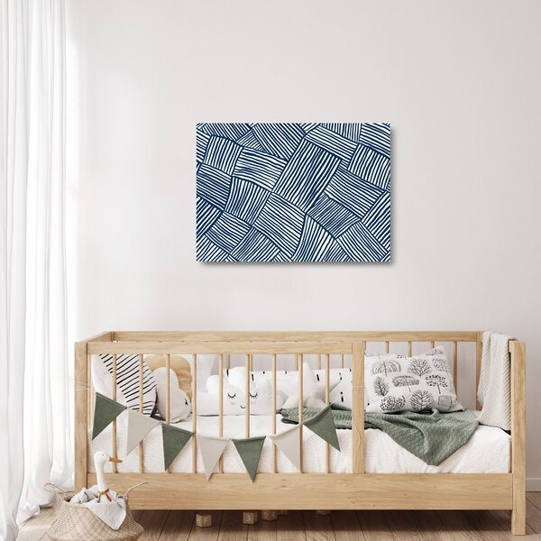 Obraz na szkle - linia 3D (70x50 cm)
