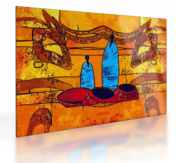Obraz na szkle - Malarstwo starożytne (70x50 cm)