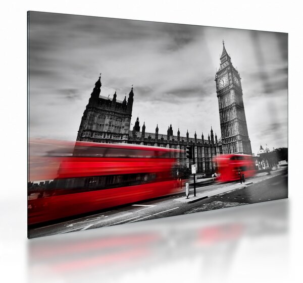 Obraz na szkle - Houses of Parliament w Londynie (70x50 cm)