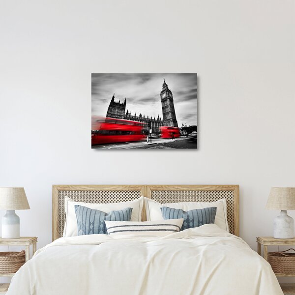 Obraz na szkle - Houses of Parliament w Londynie (70x50 cm)